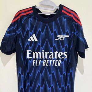 Adidas Blue and Red Men's Jersey